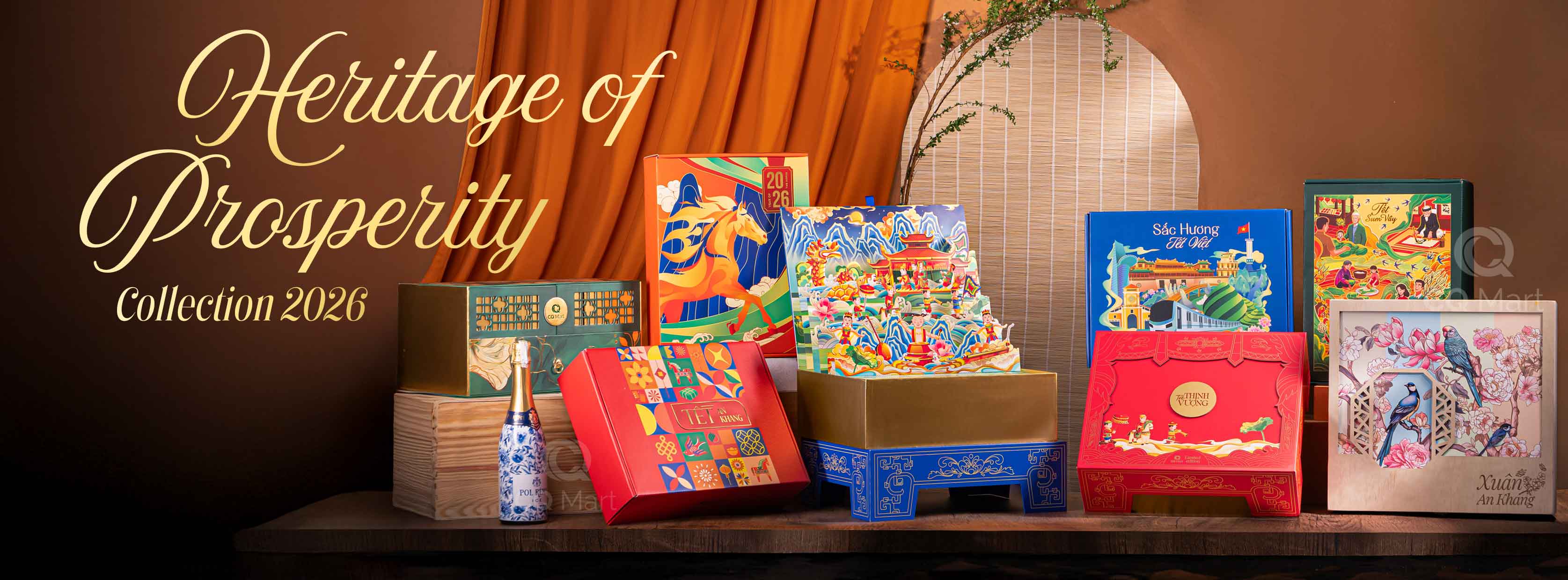 Hộp Quà tết 2026 Quà tết CQ MART