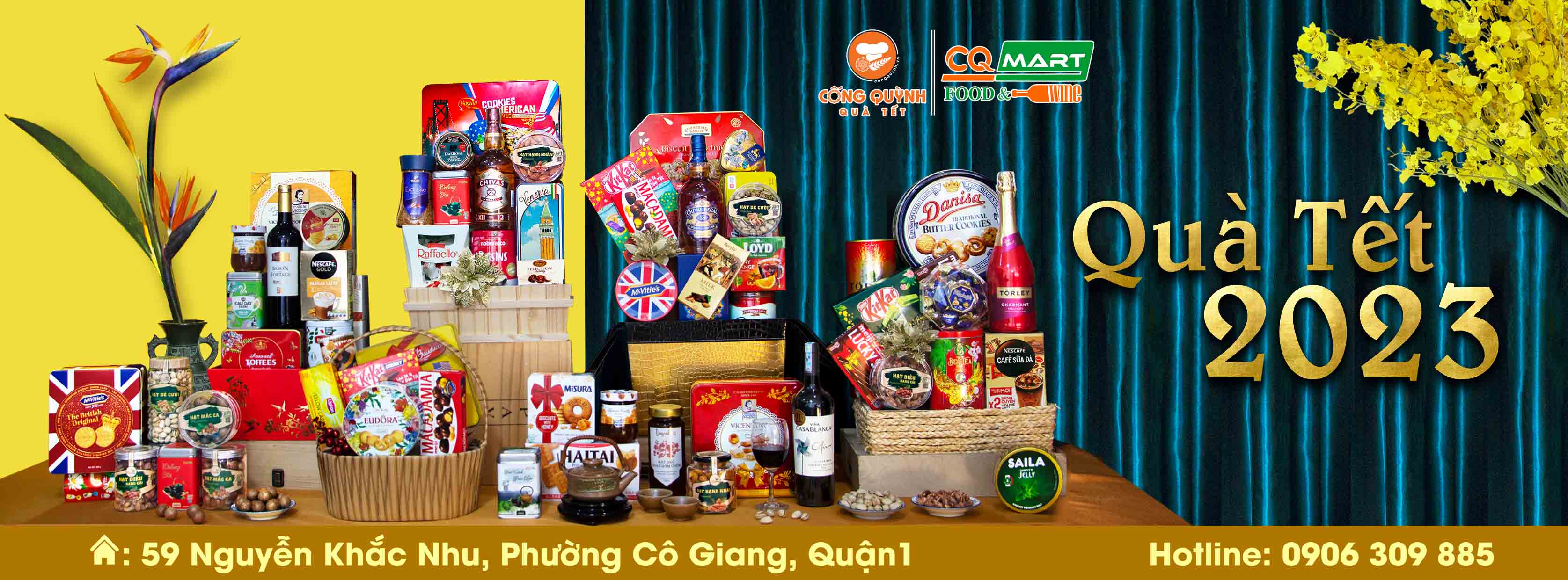 Giỏ Quà Tết Cống Quỳnh 2023
