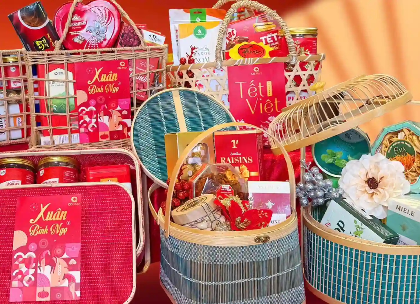 Giỏ quà tết nông sản cho nhân viên