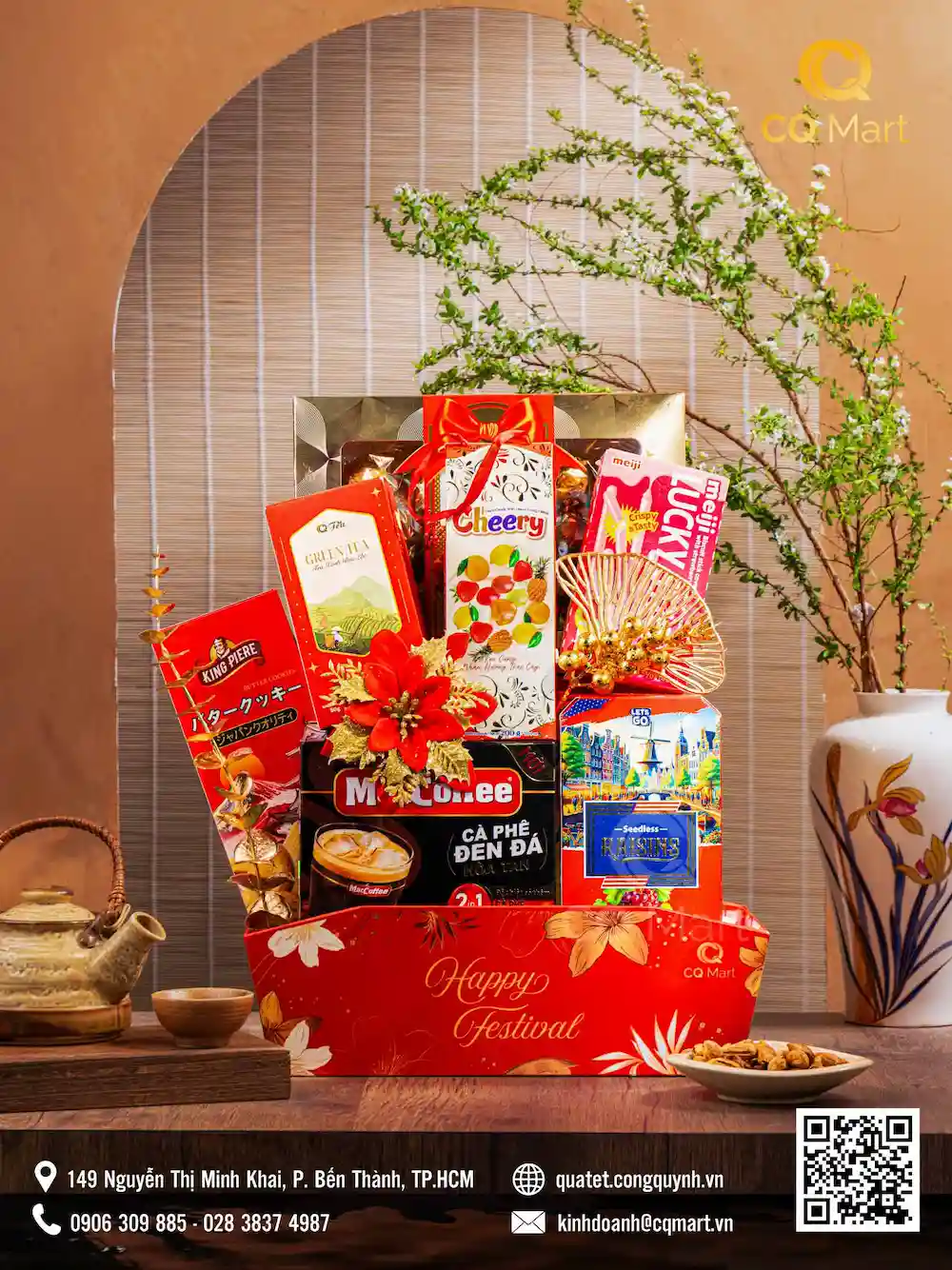 Giỏ qu&agrave; tết từ 300k đến 500k