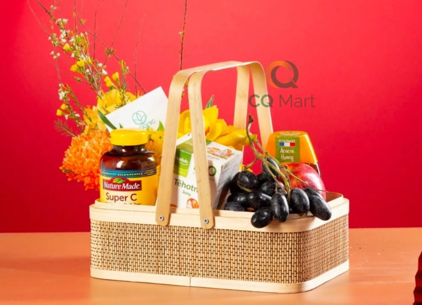 Mẫu giỏ quà tết organic theo nhu cầu