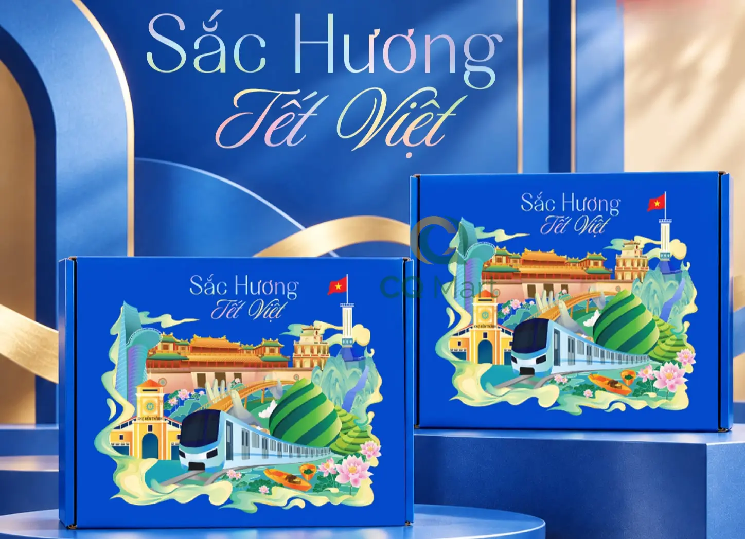 Hộp quà Tết Sắc Hương Tết Việt