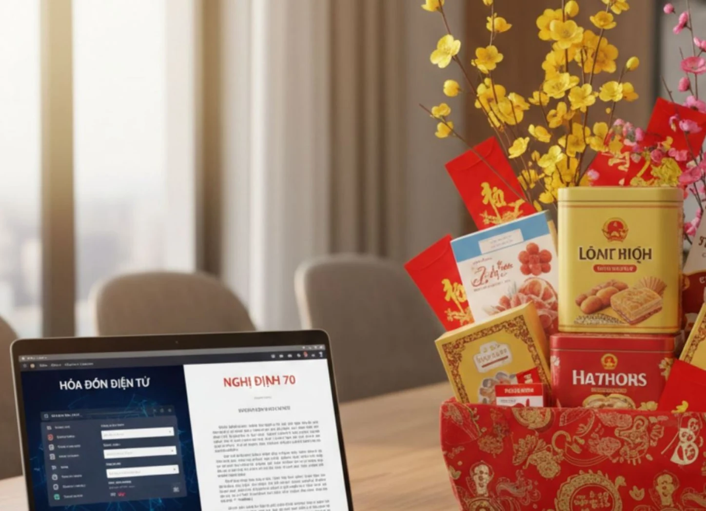 Tặng quà tết có xuất hoá đơn không