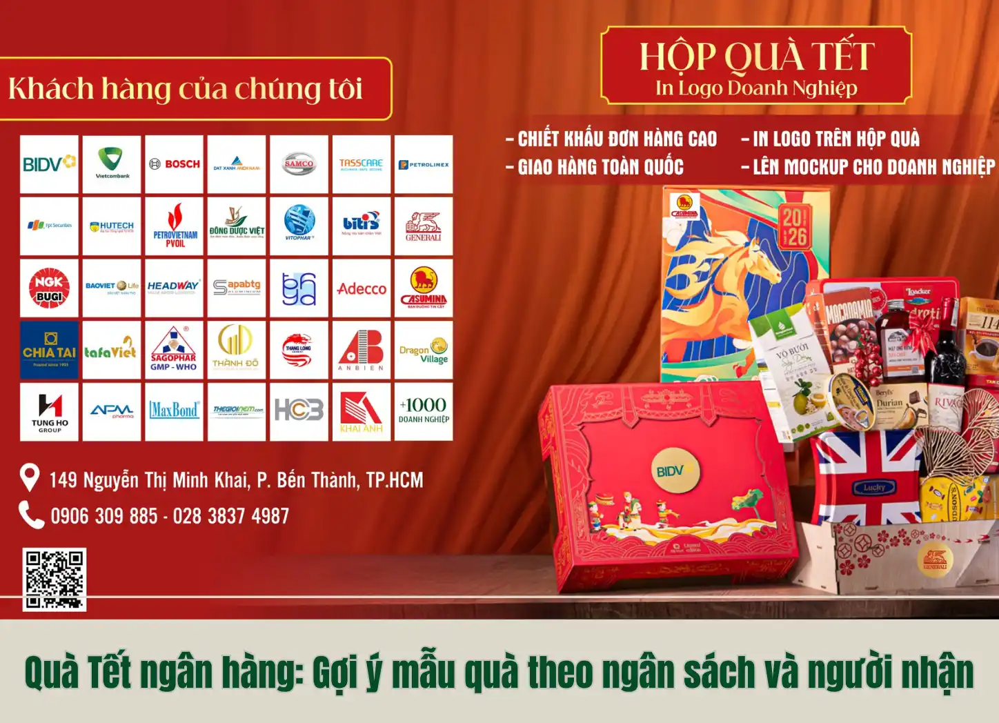 Quà Tết ngân hàng: Gợi ý mẫu quà theo ngân sách và người nhận