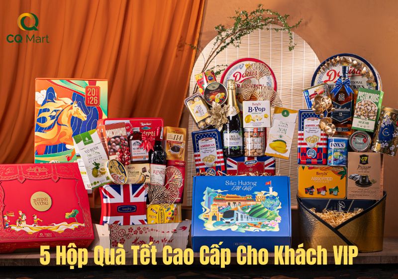 5 Hộp Quà Tết Cao Cấp Cho Khách VIP và Đối Tác