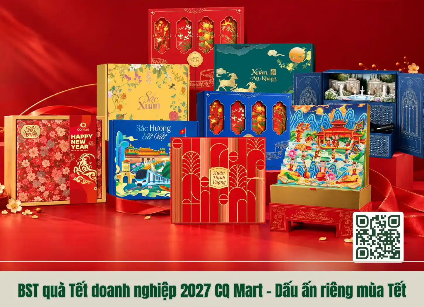 BST quà Tết doanh nghiệp 2027 CQ Mart – Dấu ấn riêng mùa Tết