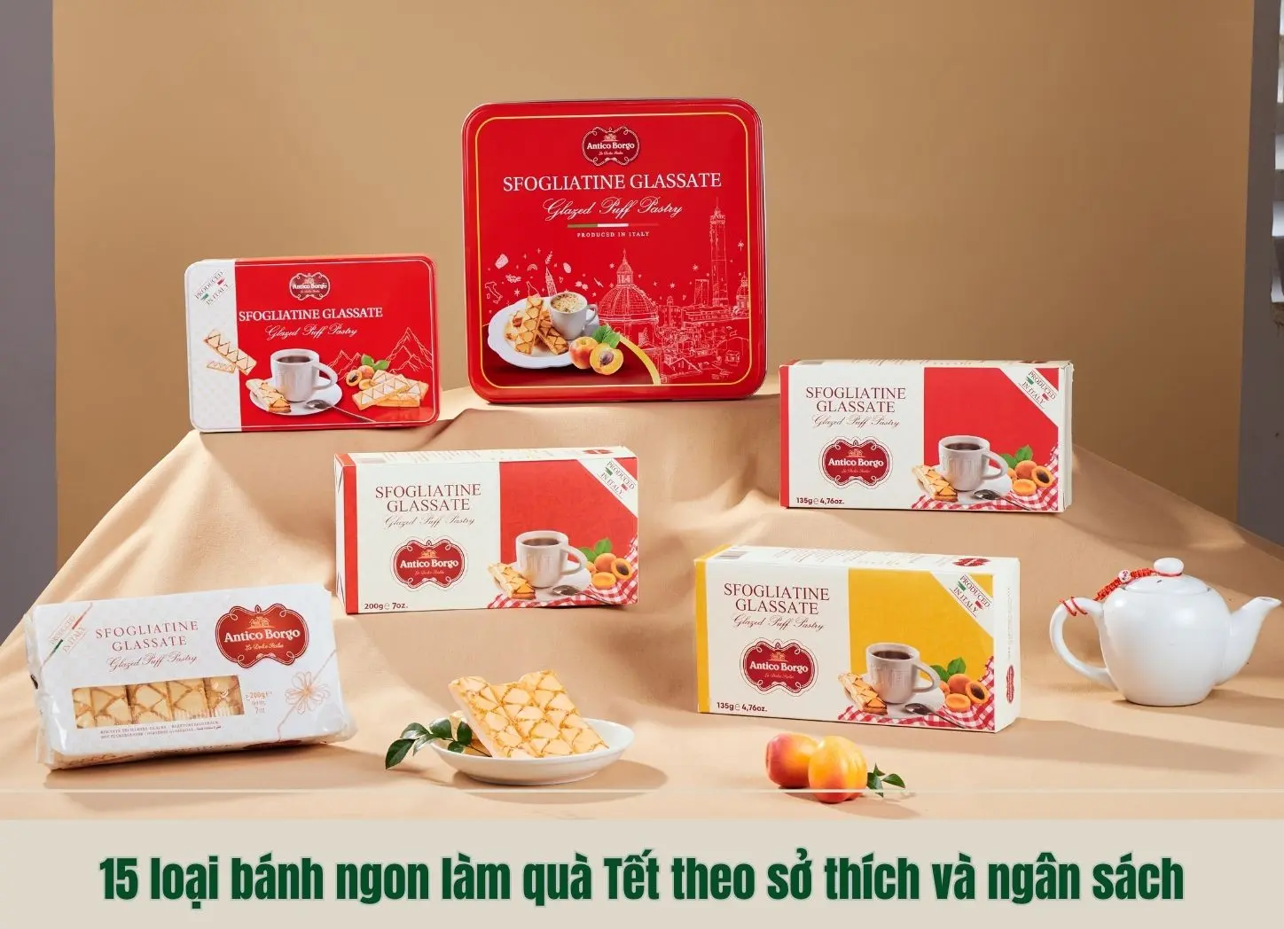 15 loại bánh ngon làm quà Tết theo sở thích và ngân sách