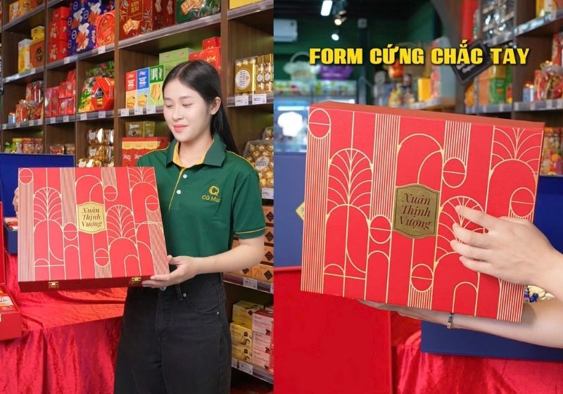 Hộp quà Tết da cao cấp – Tết ít phô trương, nhiều giá trị