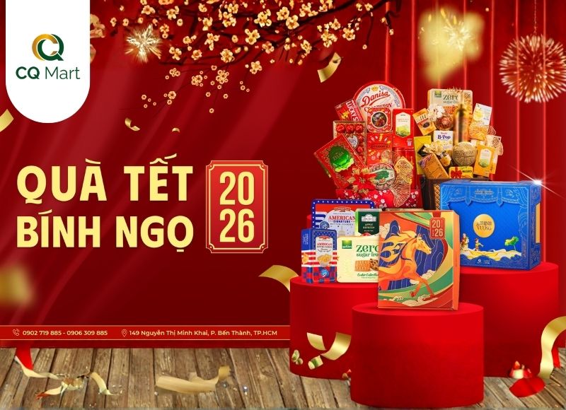 Quà Tết đa dạng ngân sách chỉ từ 244K tại CQ Mart