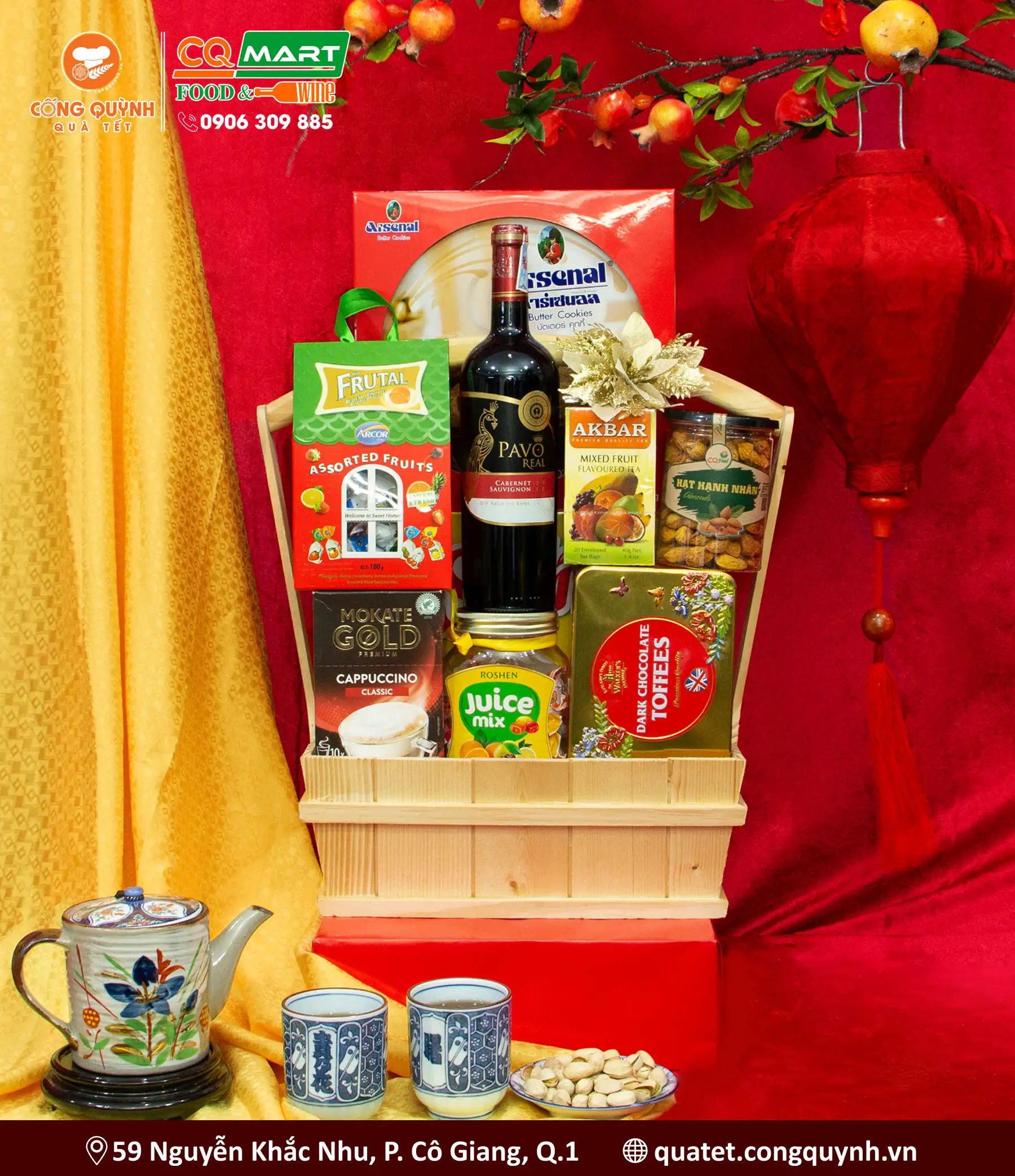 Giỏ Quà Tết Sum Vầy GQ205