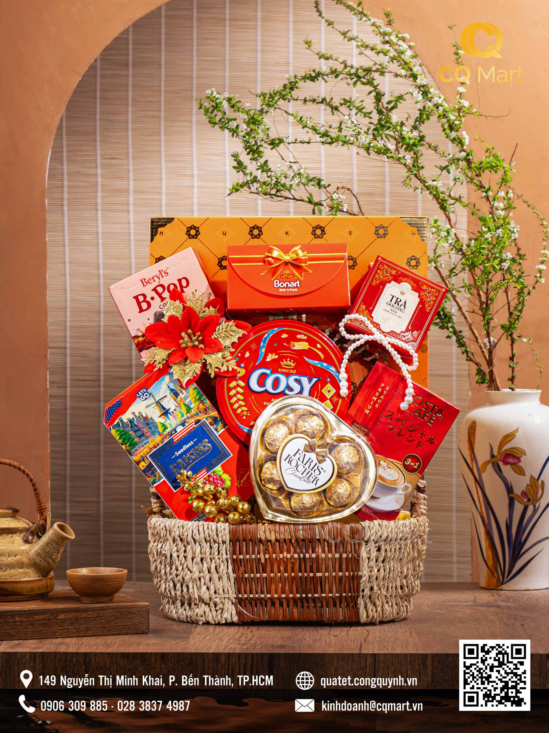 Giỏ Quà Tết Sum Vầy GQ311