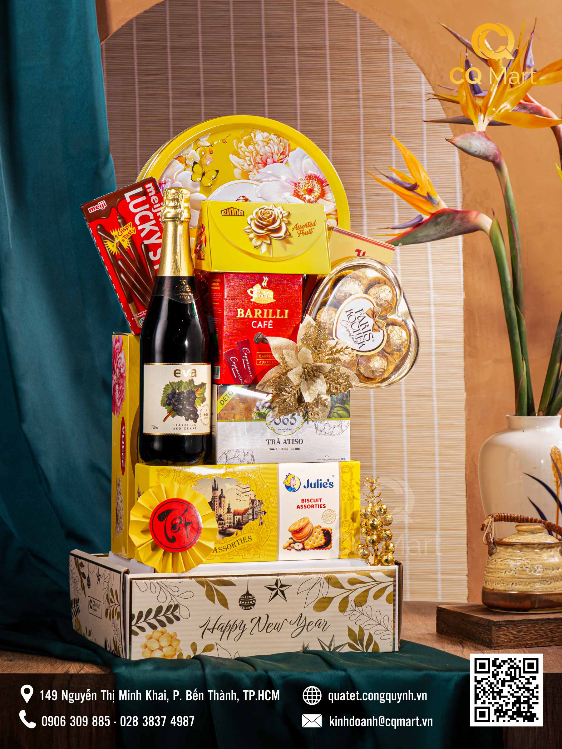 Giỏ Quà Tết Sum Vầy GQ312