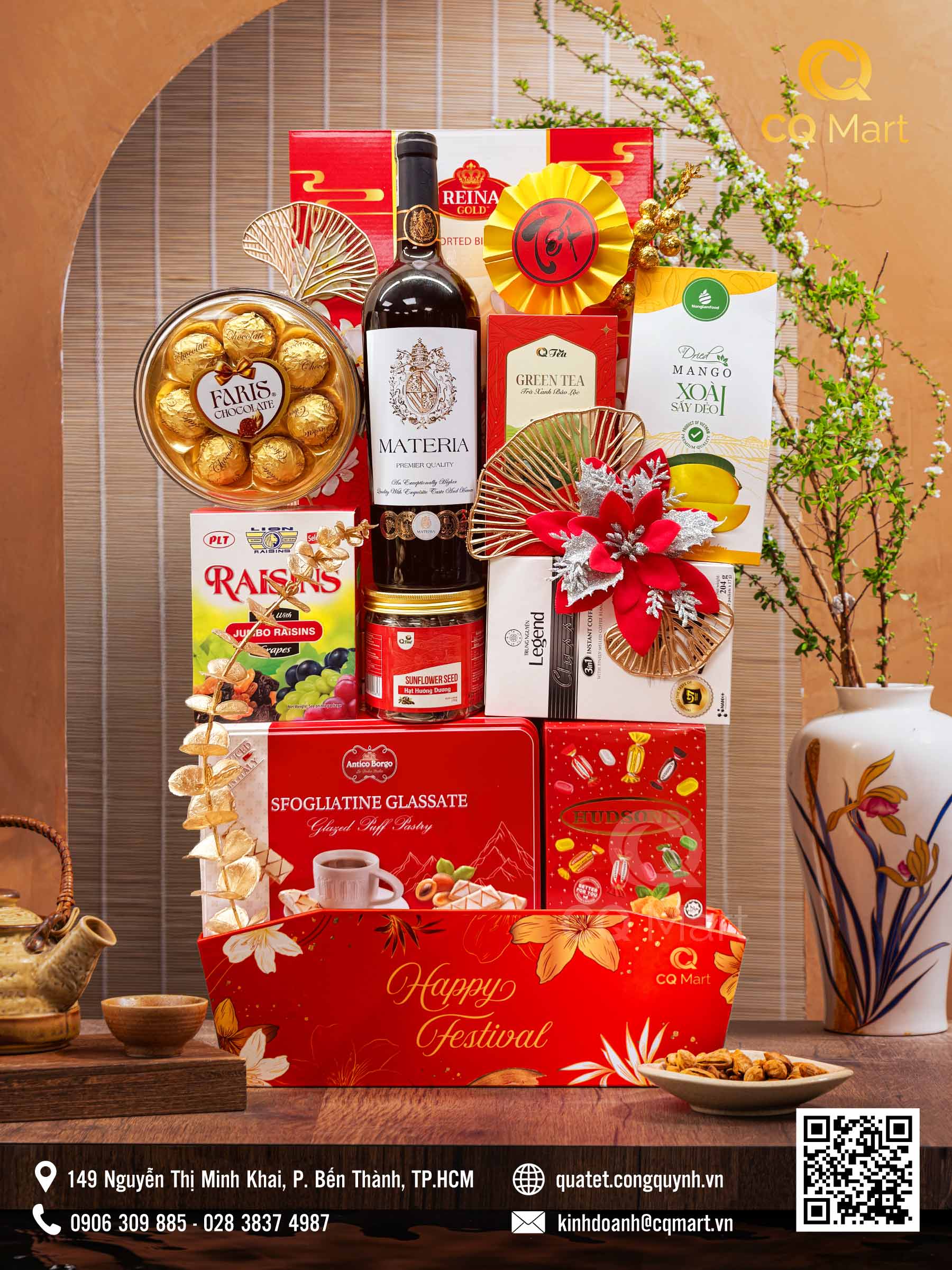 Giỏ Quà Tết Sum Vầy GQ329