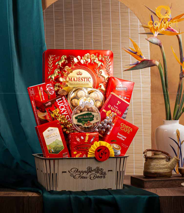 Giỏ Quà Tết Tâm Giao GQ316