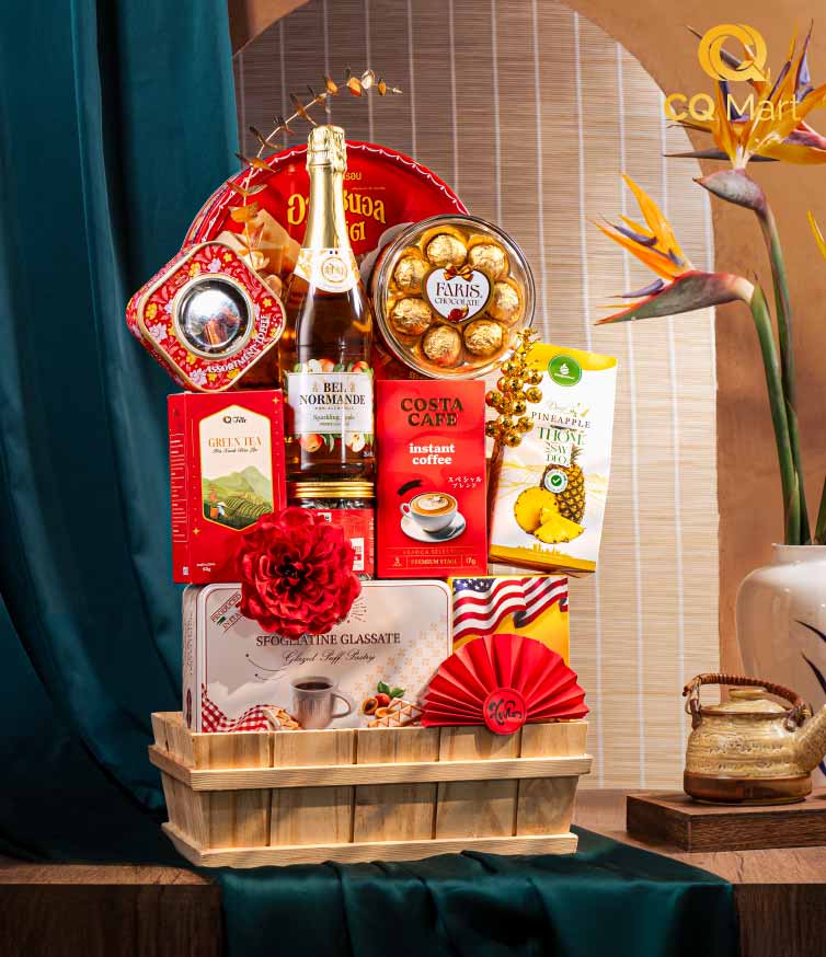 Giỏ Quà Tết Tâm Giao GQ317
