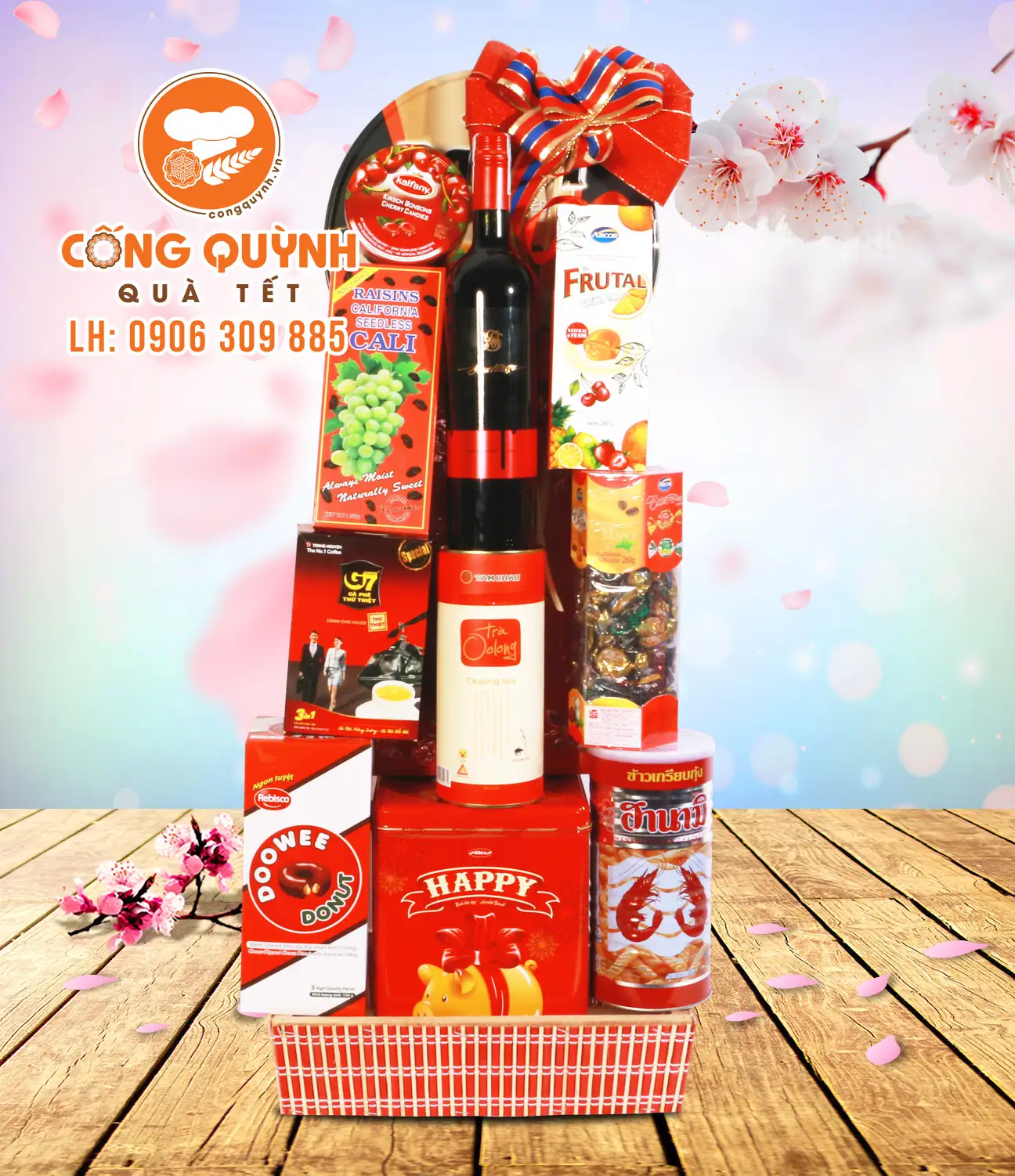 Giỏ Quà Tết Tâm Giao GQ97