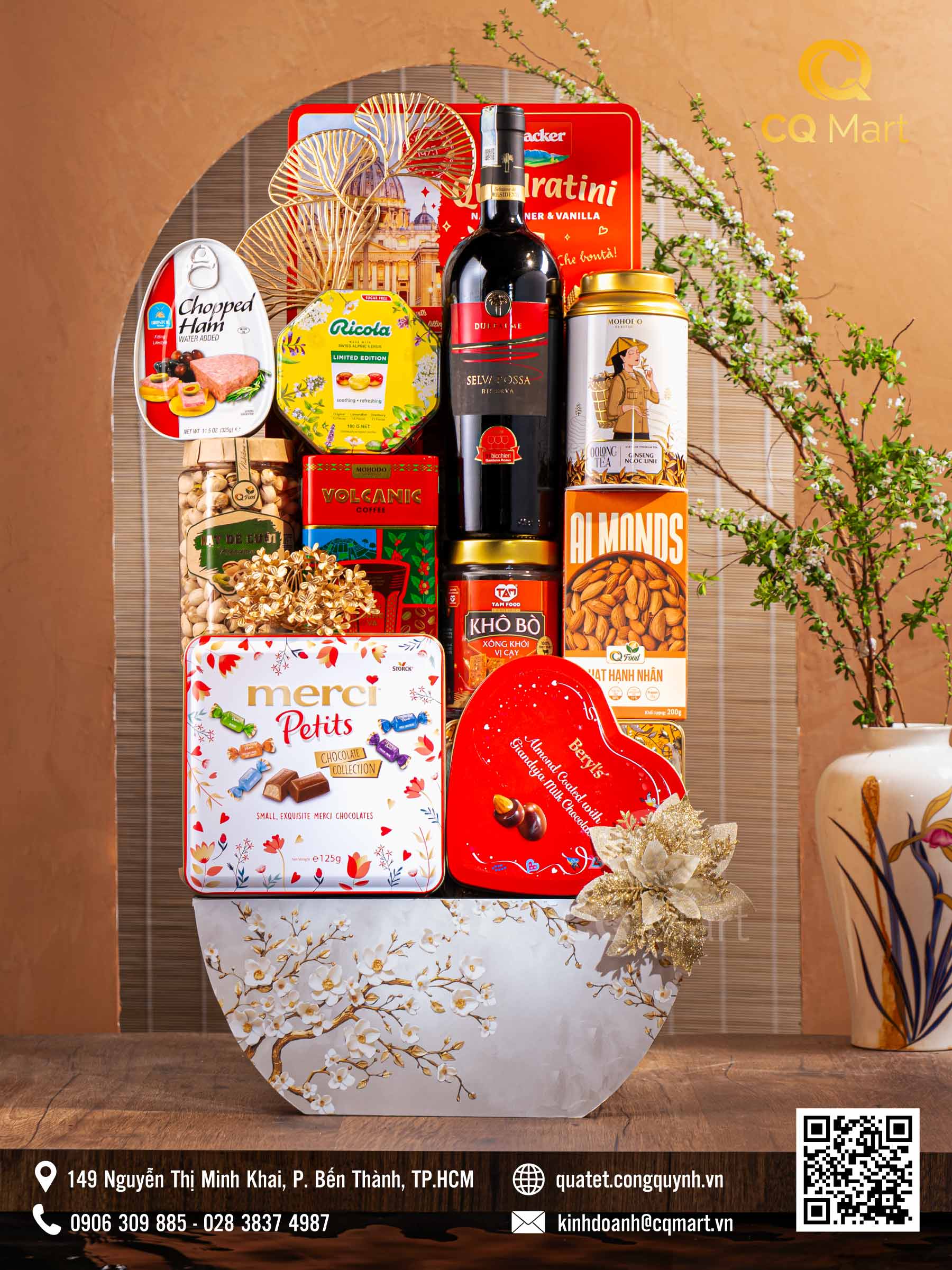 Giỏ Quà Tết Thành Ý GQ328