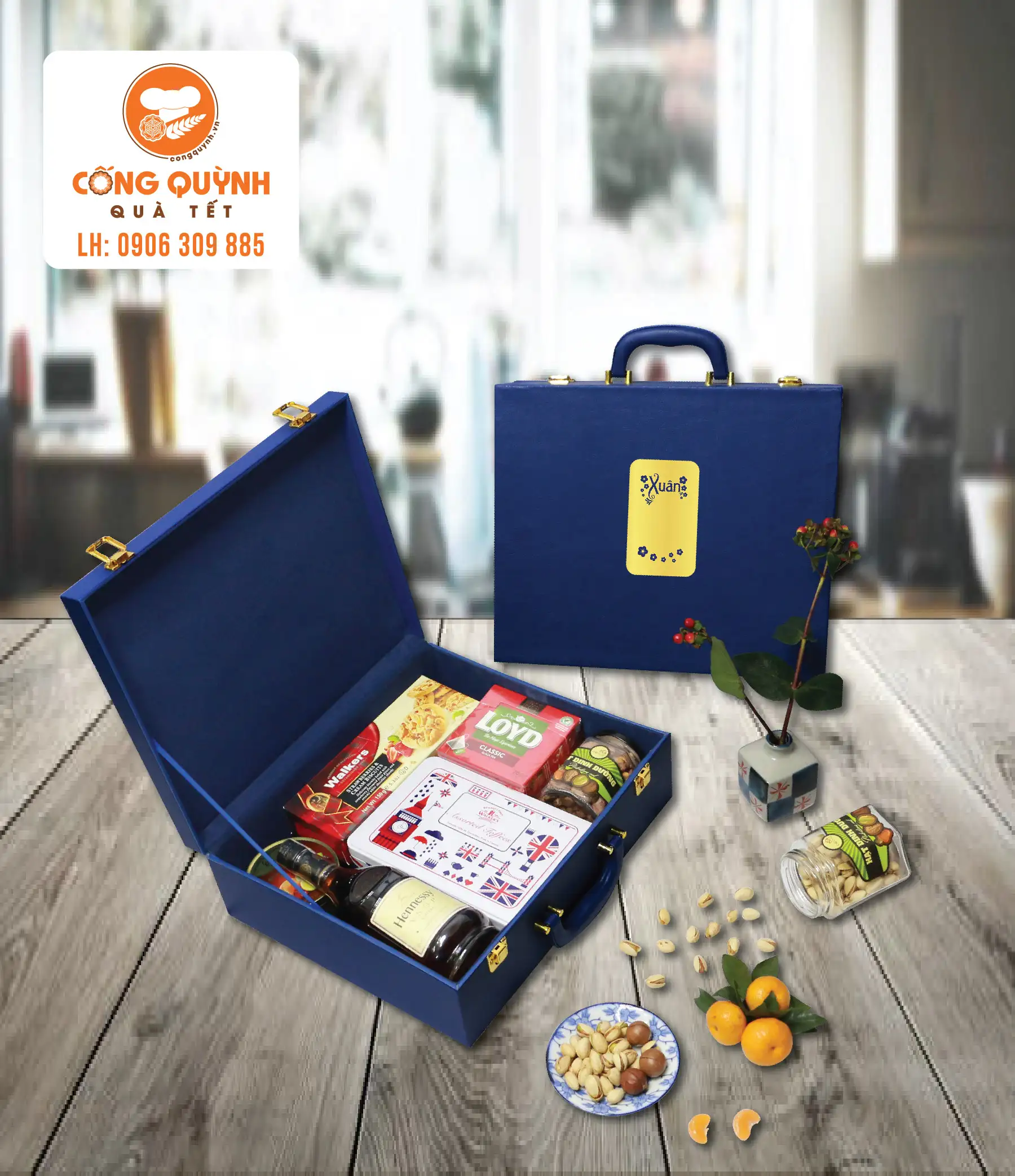 Hộp Quà Tết Thịnh Vượng HQ137