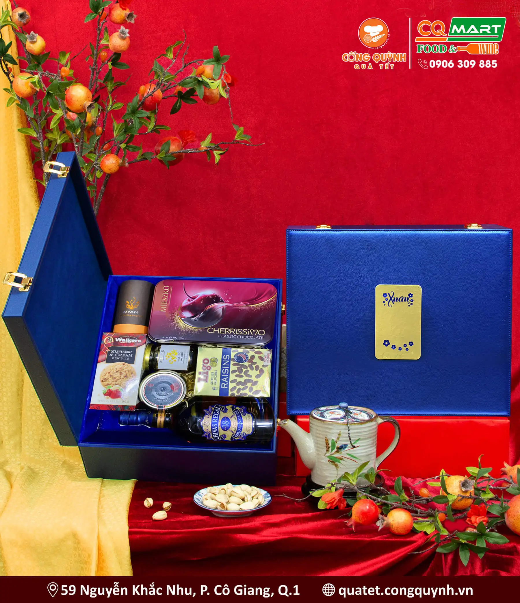 Hộp Quà Tết Thịnh Vượng HQ278