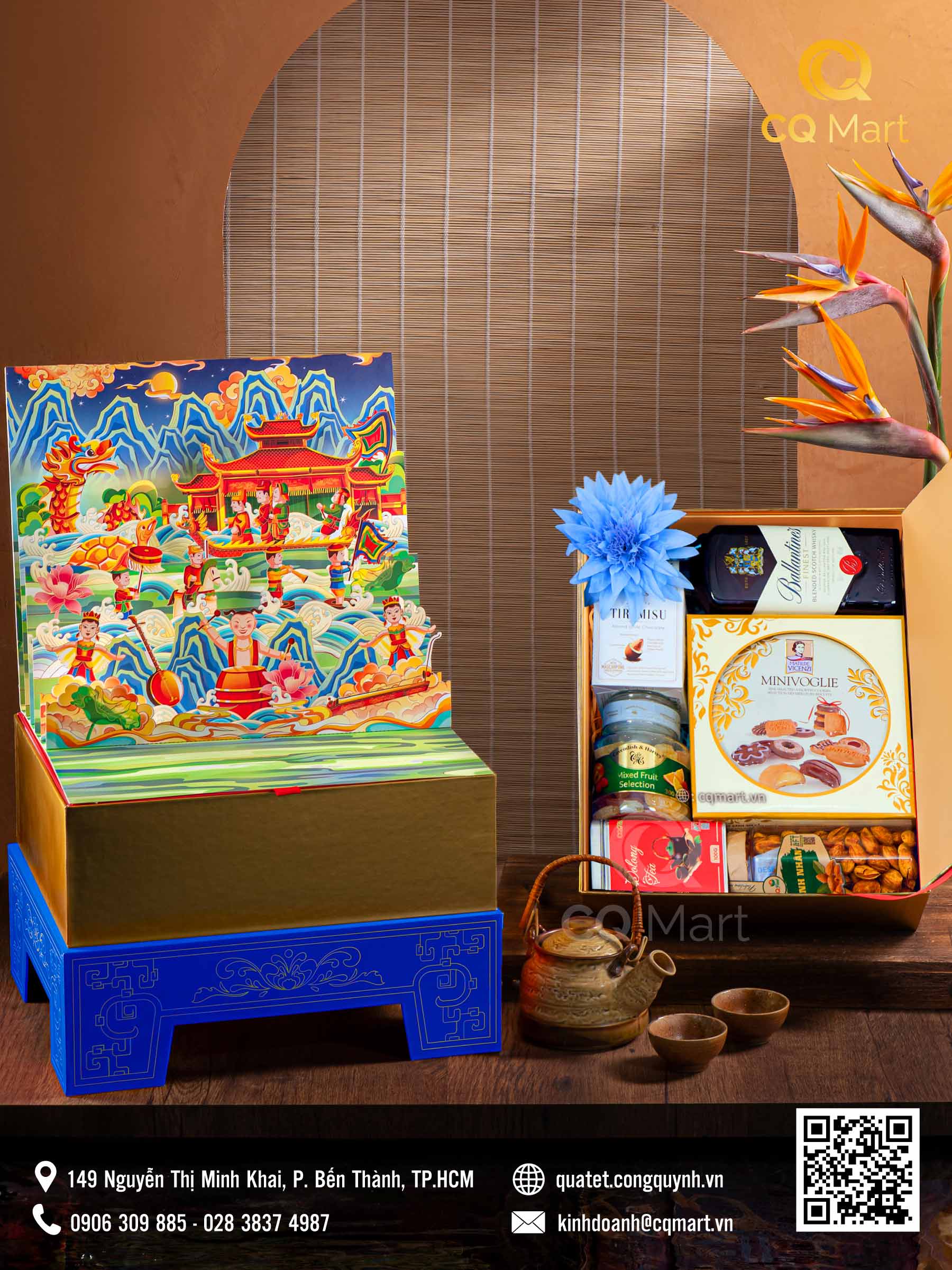 Hộp Quà Tết Thịnh Vượng HQ309