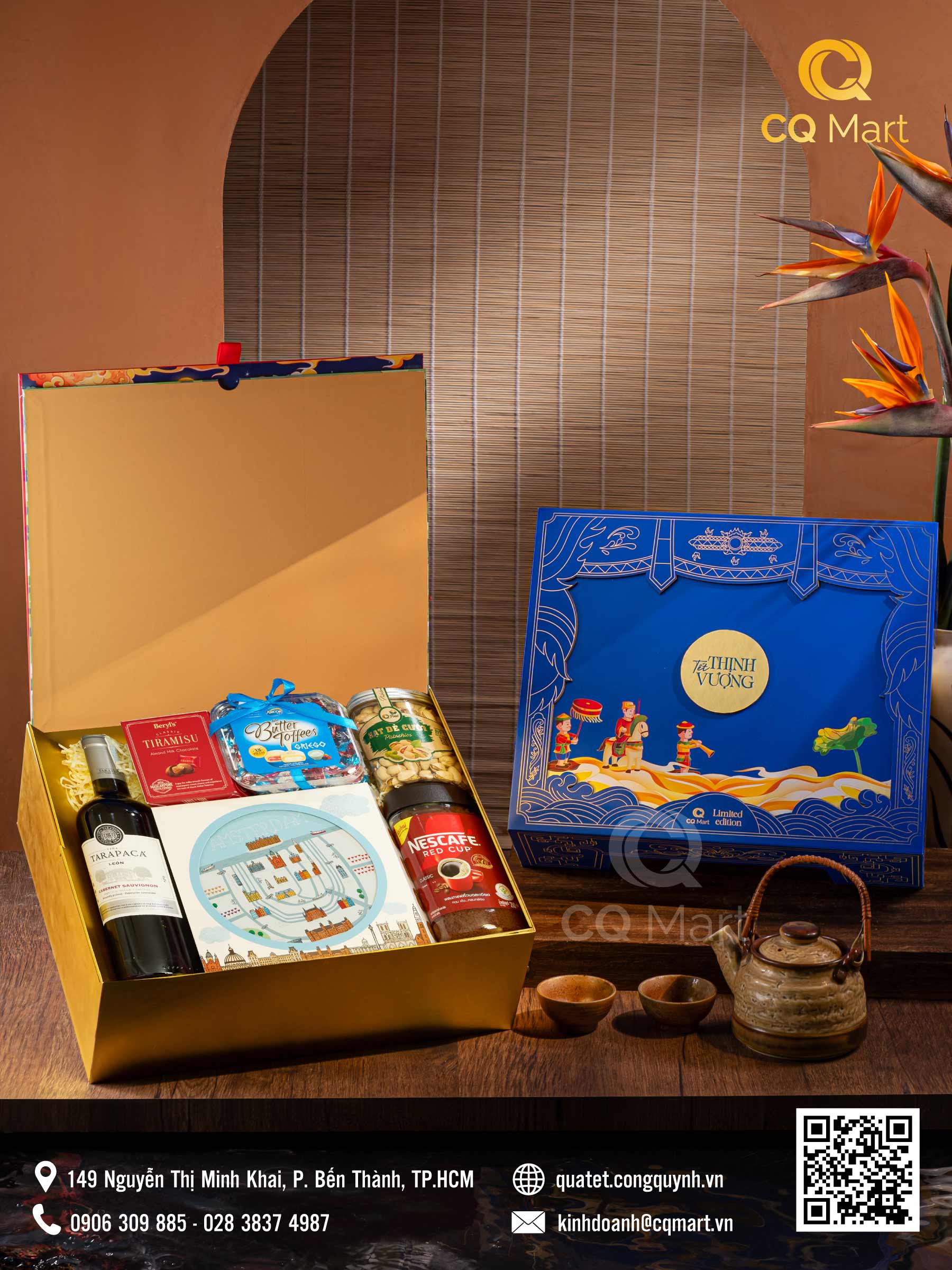 Hộp Quà Tết Thịnh Vượng HQ348