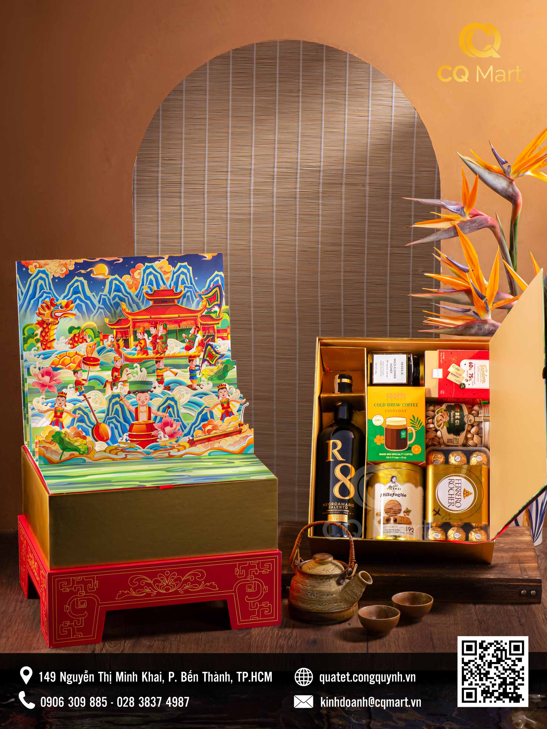 Hộp Quà Tết Thịnh Vượng HQ388