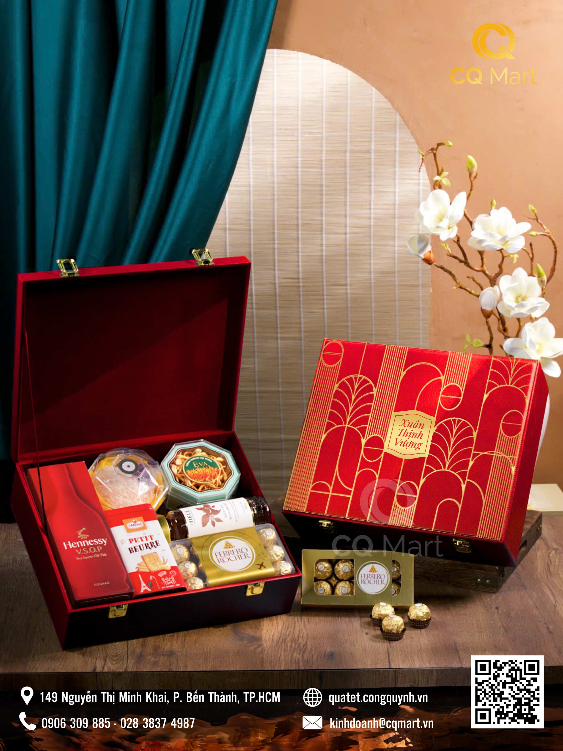 Hộp Quà Tết Thịnh Vượng HQ390